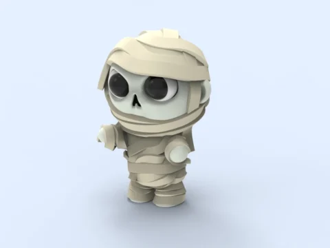 Cute Mummy 3d model