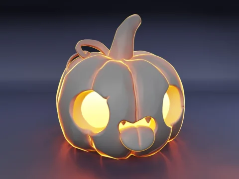 Cute pumpkin 3d model
