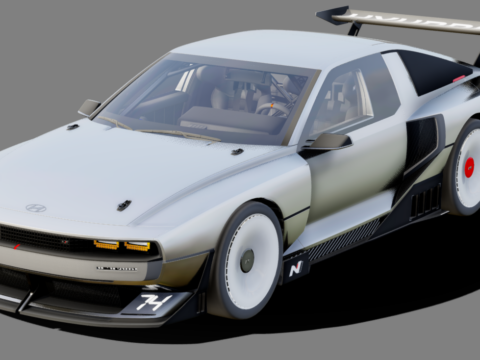 Hyundai N Vision 74 3d model