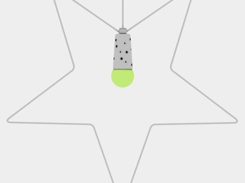 Ikea Strala Star Lamp 3d model