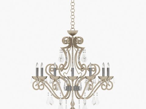 Luster ARTE LAMP Chandelier Crystal lamp lll 3d model
