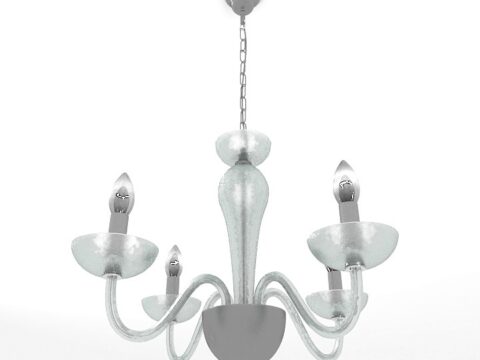 Luster Elstead Lighting Oxford 4Lt Chandelier 3d model