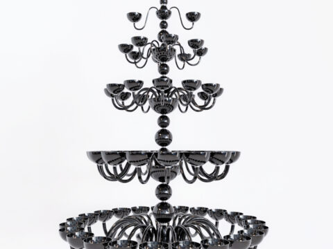 Luster Glass&Glass 2013 C-NEO Chandelier 3d model