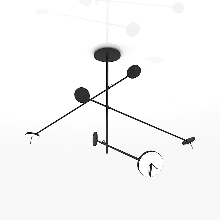 Luster LEDS - C4 INVISIBLE pendant lamp 00-5079-05-05 Chandelier 3d model