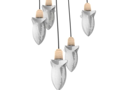 Luster Rocket Lamp Chandelier 3d model