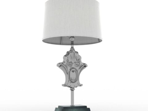 Metal Ethnic Table Lamp 3d model