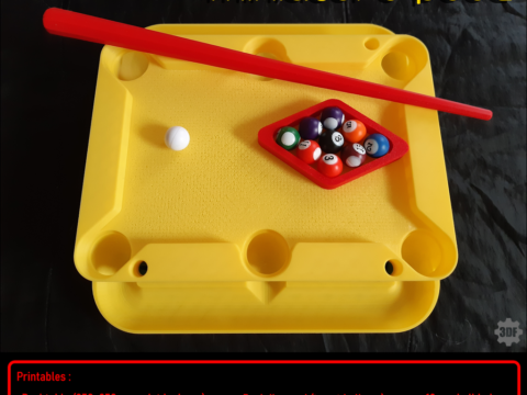Miniature Pool 3d model