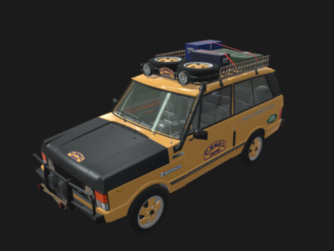 Range Rover Camel trophy 3d model