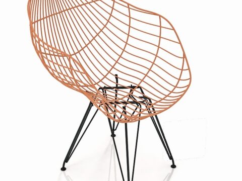 Rattan Armed Chair COX&COX 3d model