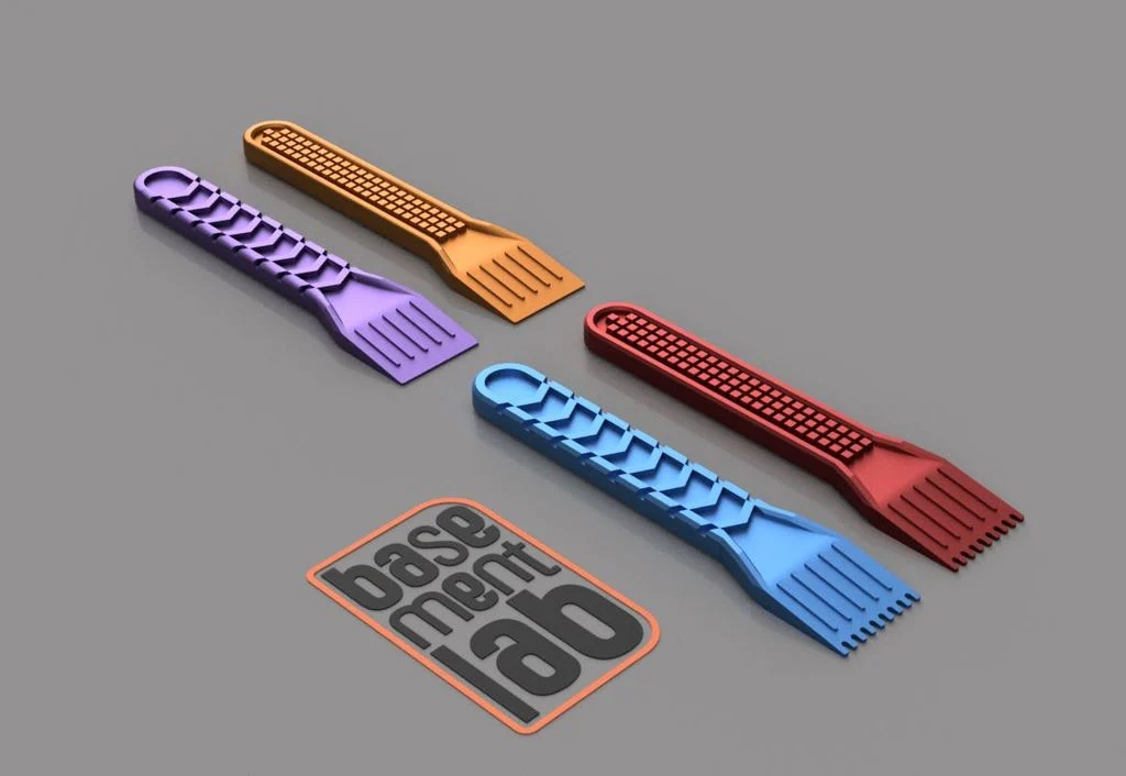 Spatula Thermal Paste 3d model