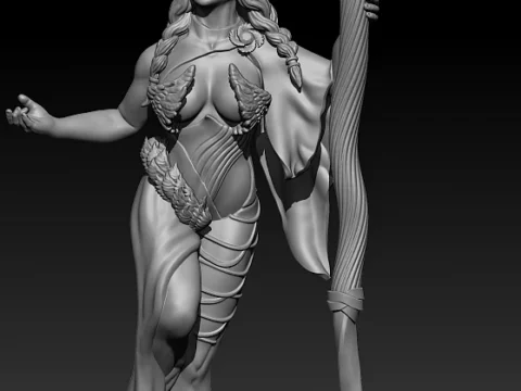 Syreene Priestess of the flock 3d model