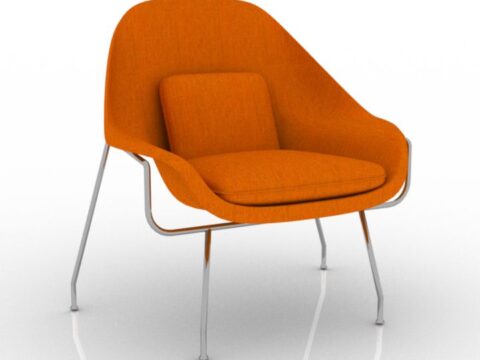 WOMB CHAIR KNOLL 3d model