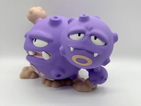 Weezing Multicolor 3d model