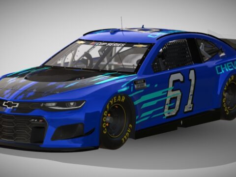 2020 NASCAR Chevrolet Camaro Zl1 1LE 3d model