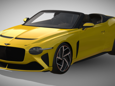 2021 Bentley Mulliner Bacalar 3d model