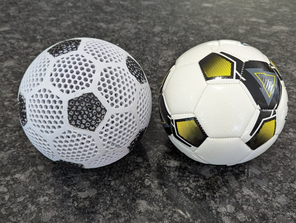 Airless Soccer Ball Model2 3d model