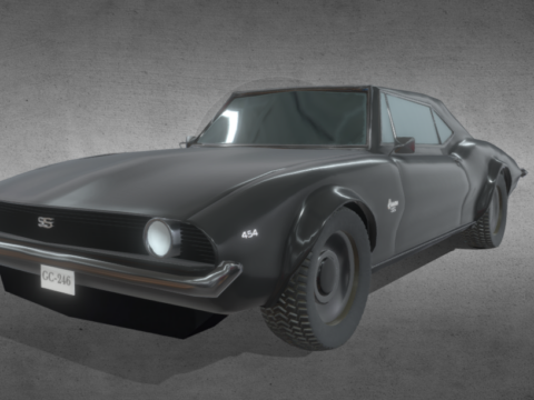 Chevrolet Camaro - SS 1969 3d model