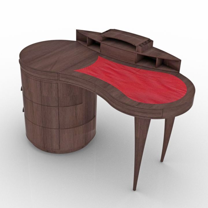 Classic Elips Study Desk Chair 3d model