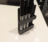 Discreet Cupboard Pen Holder 3d model