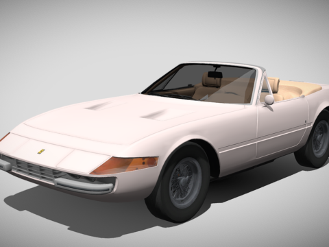 Ferrari 365 GTS4 3d model
