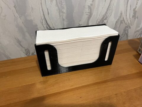 Home DIY - Paper Z Towels Holder 3d model