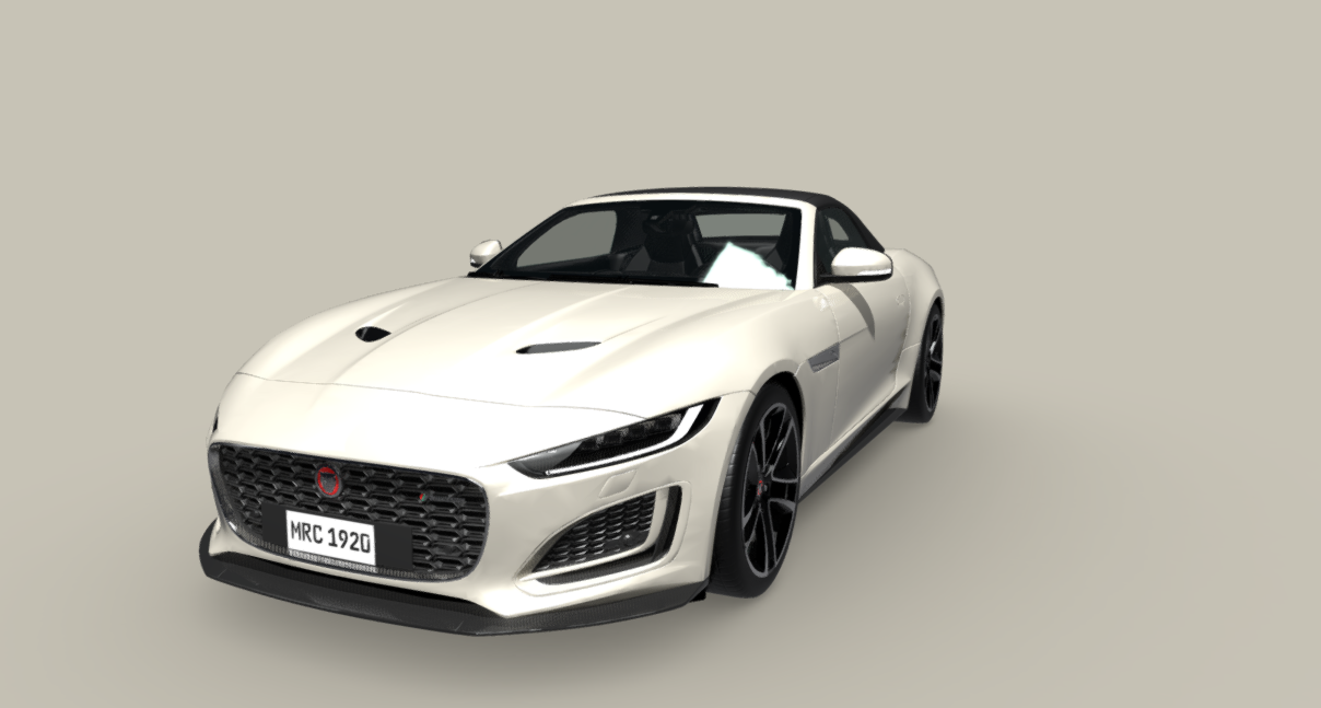 Jaguar F-Type Convertible 3d model