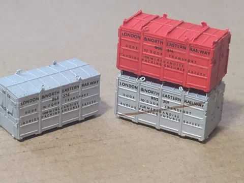 OIT - LNER/LMS shipping container (1-148) 3d model