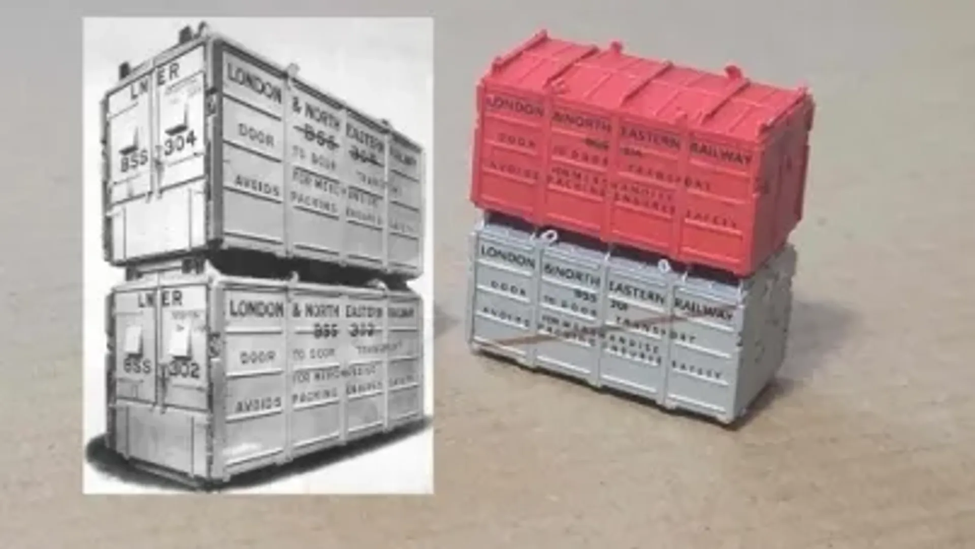 OIT - LNER/LMS shipping container (1-148) 3d model