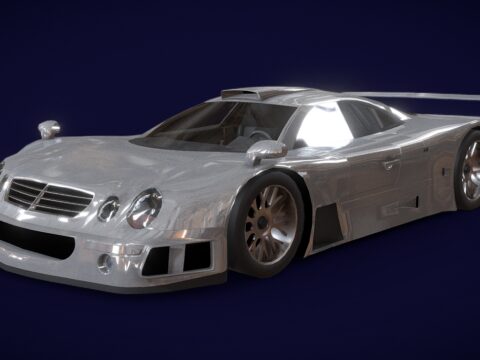 Mercedes Benz CLK GTR 3d model