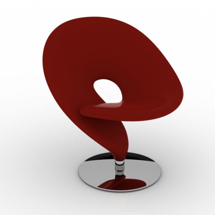 Question Mark Chair 3d model