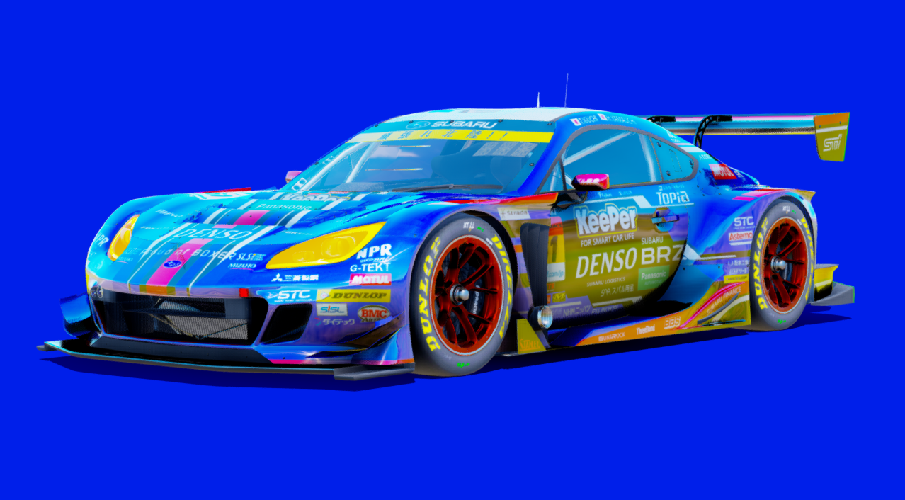 Subaru BRZ GT300 3d model