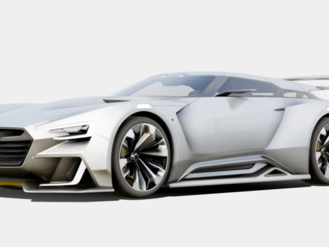 Subaru VIZIV GT Vision Gran Turismo 3d model