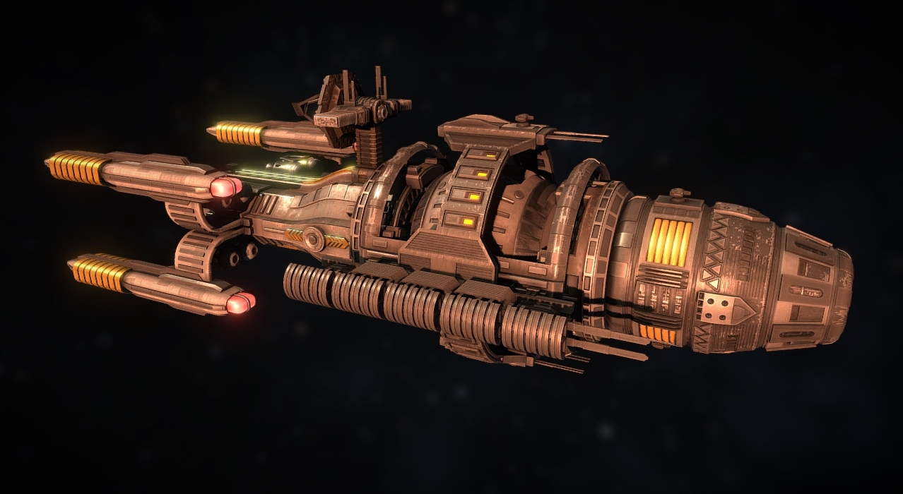 Waldeinsamkeit-class Strategic Survey Vessel 3d model