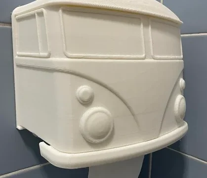 wagen Bus Type Roll Tissue Paper Case 3d model