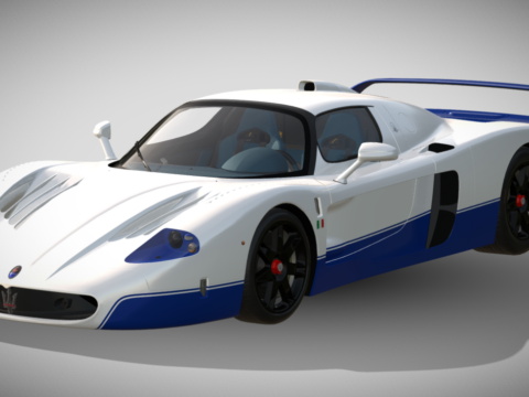 2004 Maserati MC12 Stradale 3d model