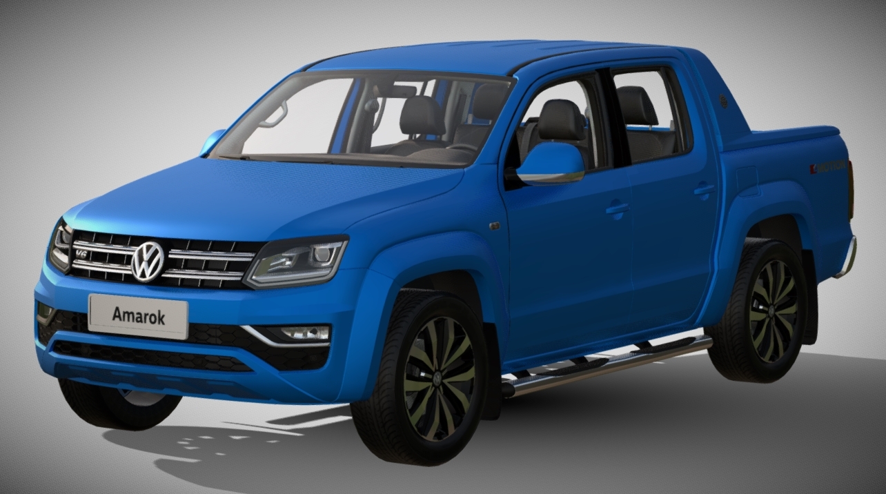 2017 Volkswagen Amarok V6 3d model