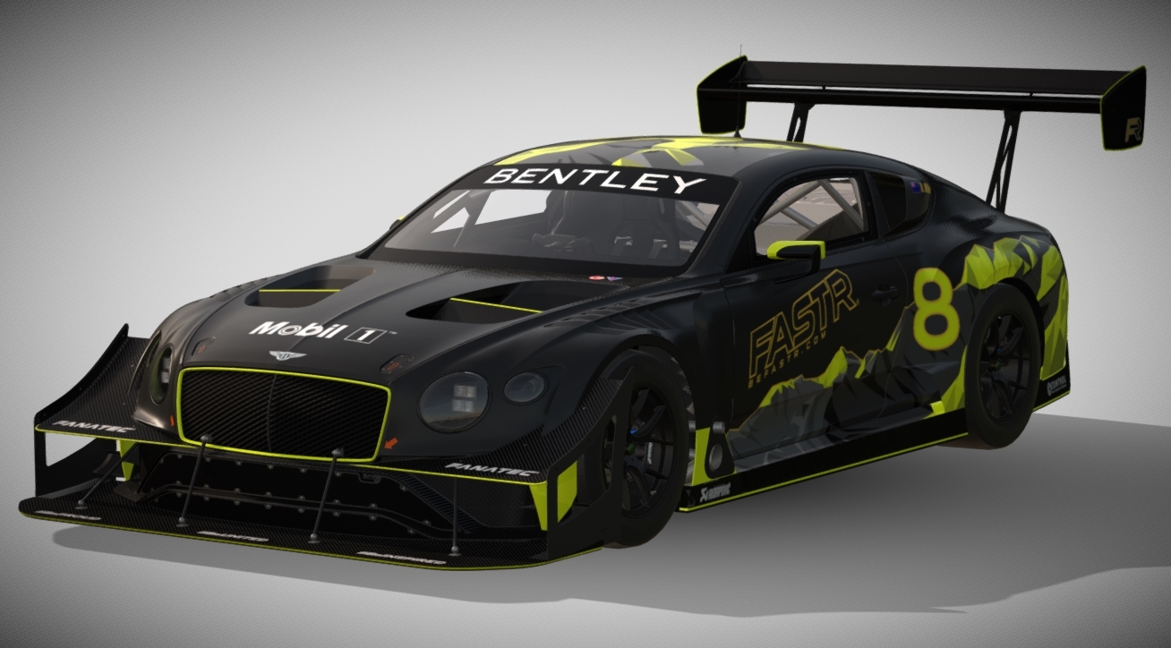 2021 Bentley Continental GT3 Pikes Peak 3d model