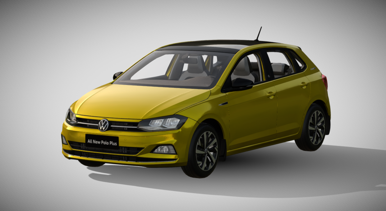2021 Volkswagen Polo Plus 3d model