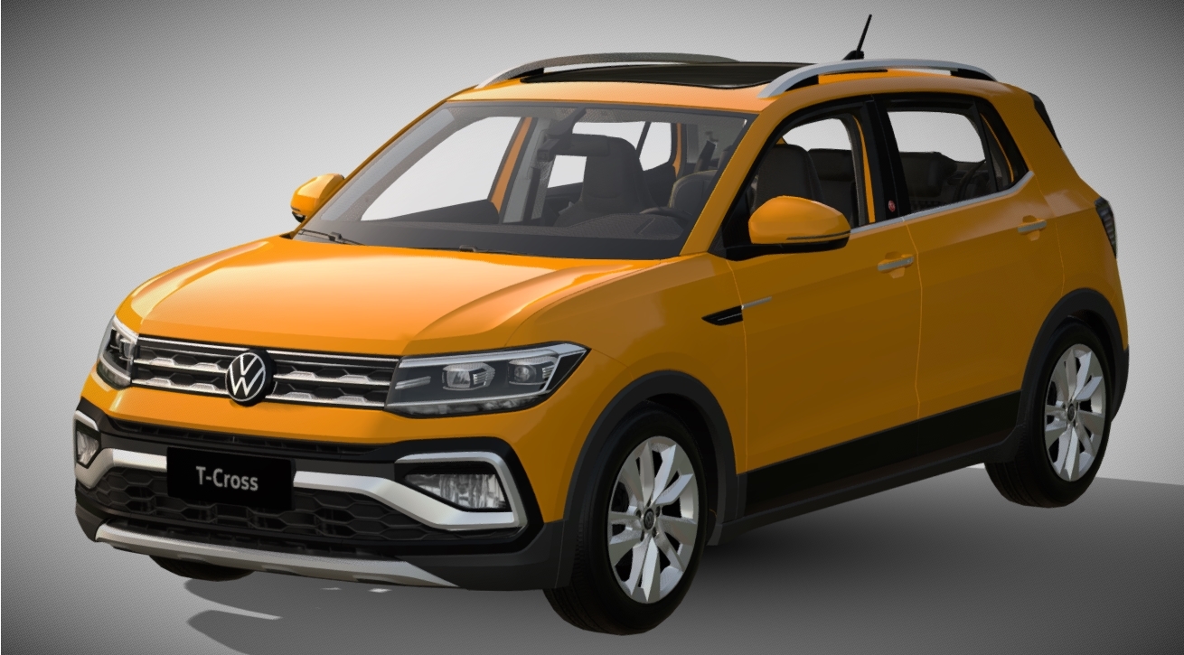 2021 Volkswagen T-Cross 280 TSI 3d model