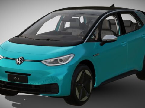 2021 Volkwagen ID.3 3d model