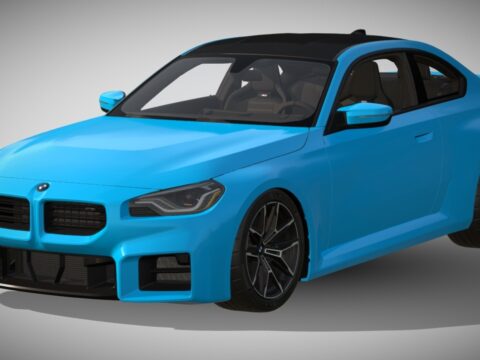 2023 BMW M2 G87 Coupé 3d model
