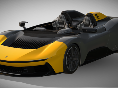2025 Automobili Pininfarina B95 3d model
