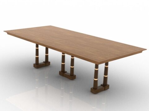 BAKER COLUMN TABLE 3d model
