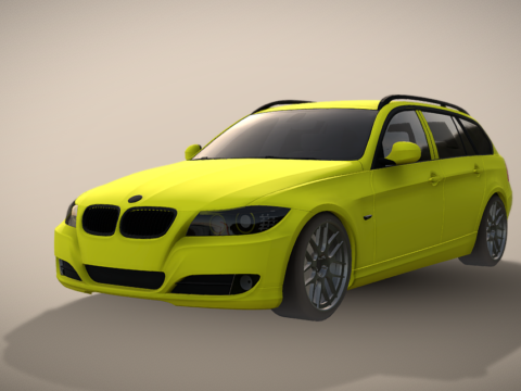 BMW 323i Station Wagon 3d model