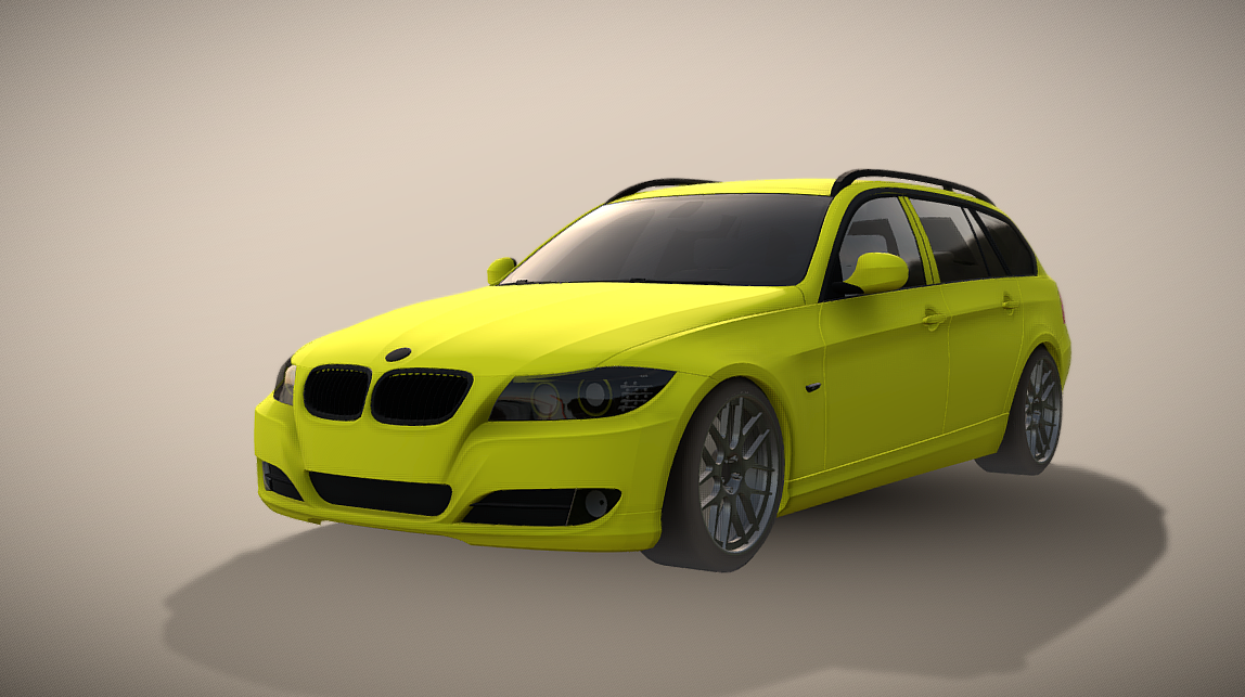 BMW 323i Station Wagon 3d model