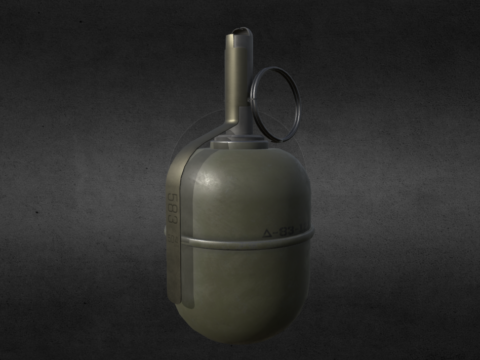 Frag Grenade RGD-5 3d model