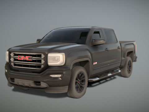 GMC Sierra Crew Cab 3d model