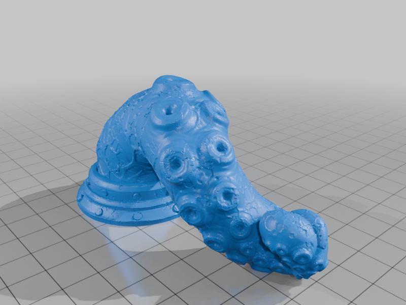 Lovecraftian Doorhandle 3d model