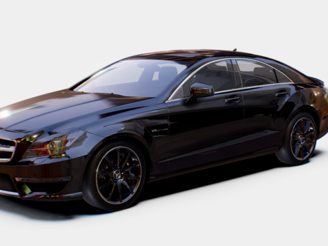 Mersedes CLS 63 3d model
