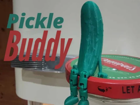 Pickle with articulated legs 3d model
